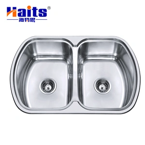 HT-17. N022 Factory Single Hole Stainless Steel Kitchen Sink With Wash Board
